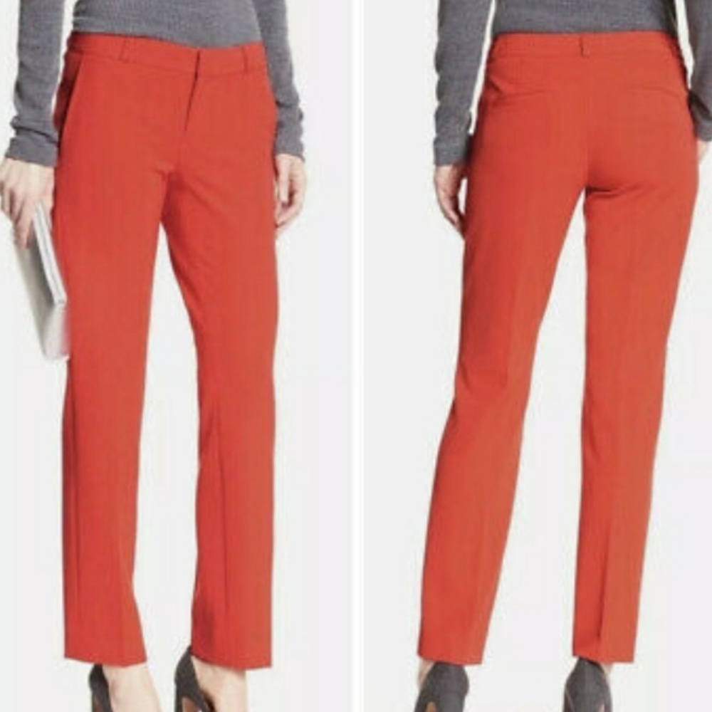 Banana Repulic Reegan Burnt Orange Pants Size 12P